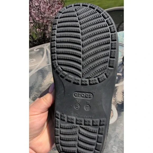 Crocs Classic Slide  Mens 5 Tie Dye Multicolor Comfort Slip Ons Casual Women's 7 - Picture 5 of 6